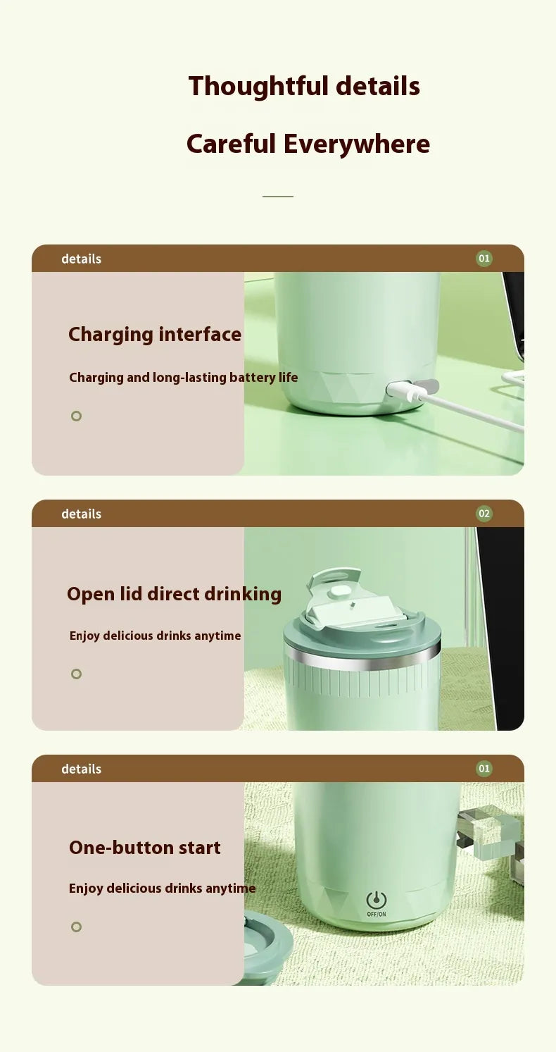 Auto Stirring Electric Coffee Cup